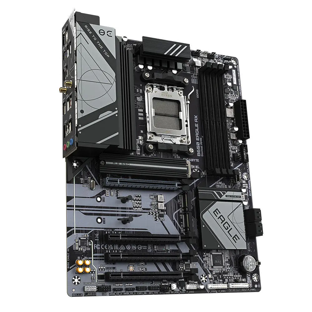Материнская плата B650 EAGLE AX sAM4 B650 4xDDR5 M.2 HDMI DP Wi-Fi BT ATX Gigabyte teh0018938 - фото 3