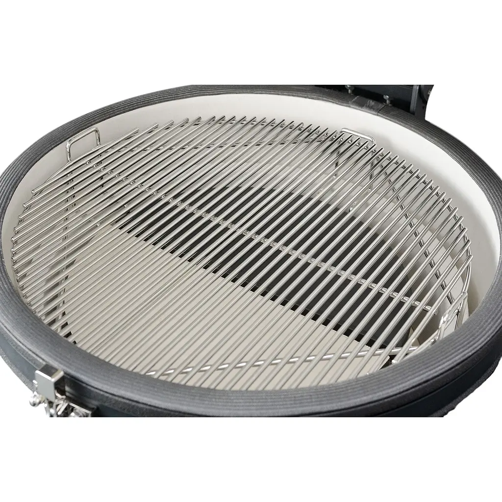 Керамический угольный гриль Grilli Kamado L 5 в 1 с системой BBQ Block Fire (749777) - фото 15