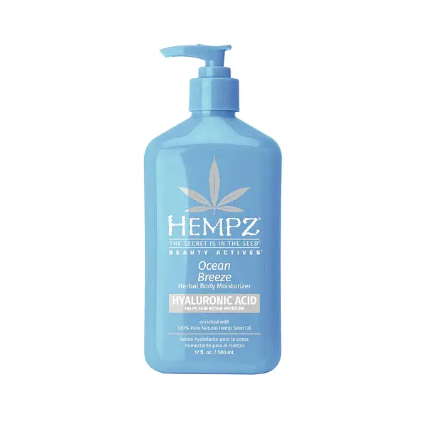 Молочко зволожуюче з гіалуроновою кислотою "Оушен Бріз" Ocean Breeze Herbal Body Moisturizer with Hyaluronic Acid Hempz 500 ml - фото 2