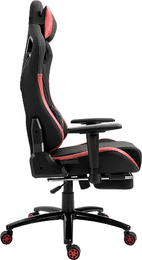 Геймерское кресло GT Racer черное с красным (X-5104 Black/Red) - фото 4
