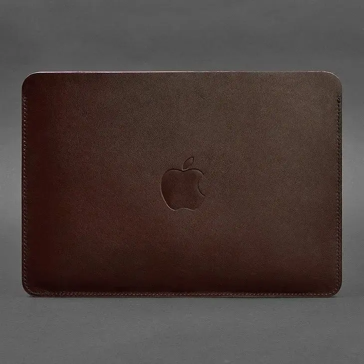 Чохол BlankNote із натуральної шкіри для MacBook 13 дюймів Бордовий - фото 3