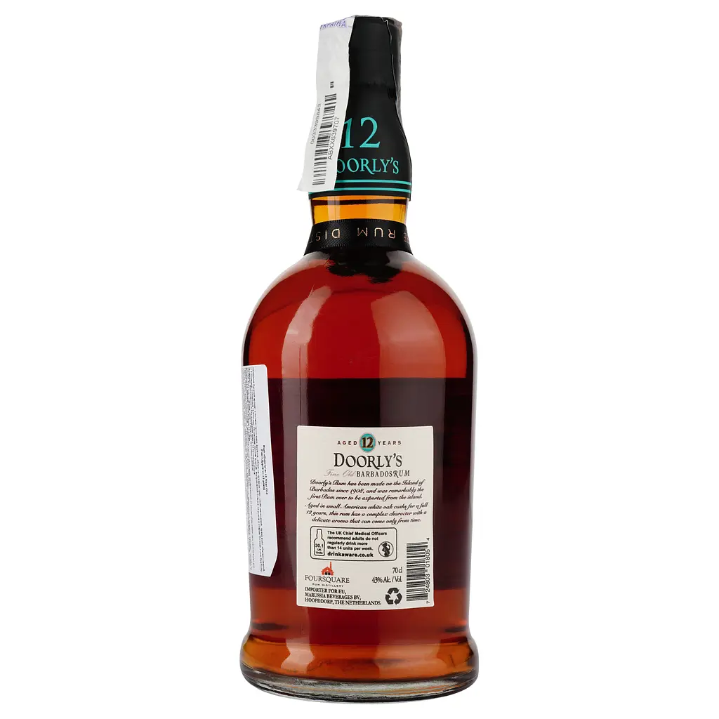 Ром Doorly’s 12 Year Old, 43%, 0,7 л - фото 2