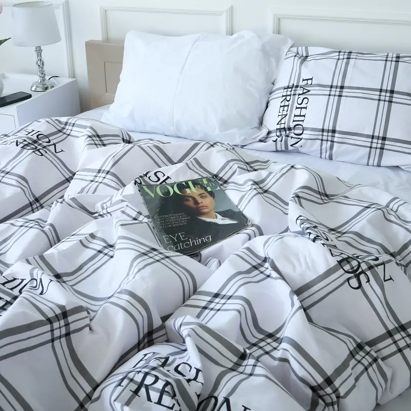 Простирадло MirSon Бязь 17-4763 Forli 220x240 см біле (2200008942182) - фото 6