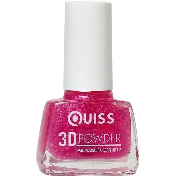 Лак для нігтів Quiss 3D Powder відтінок 03, 6 мл - фото 1