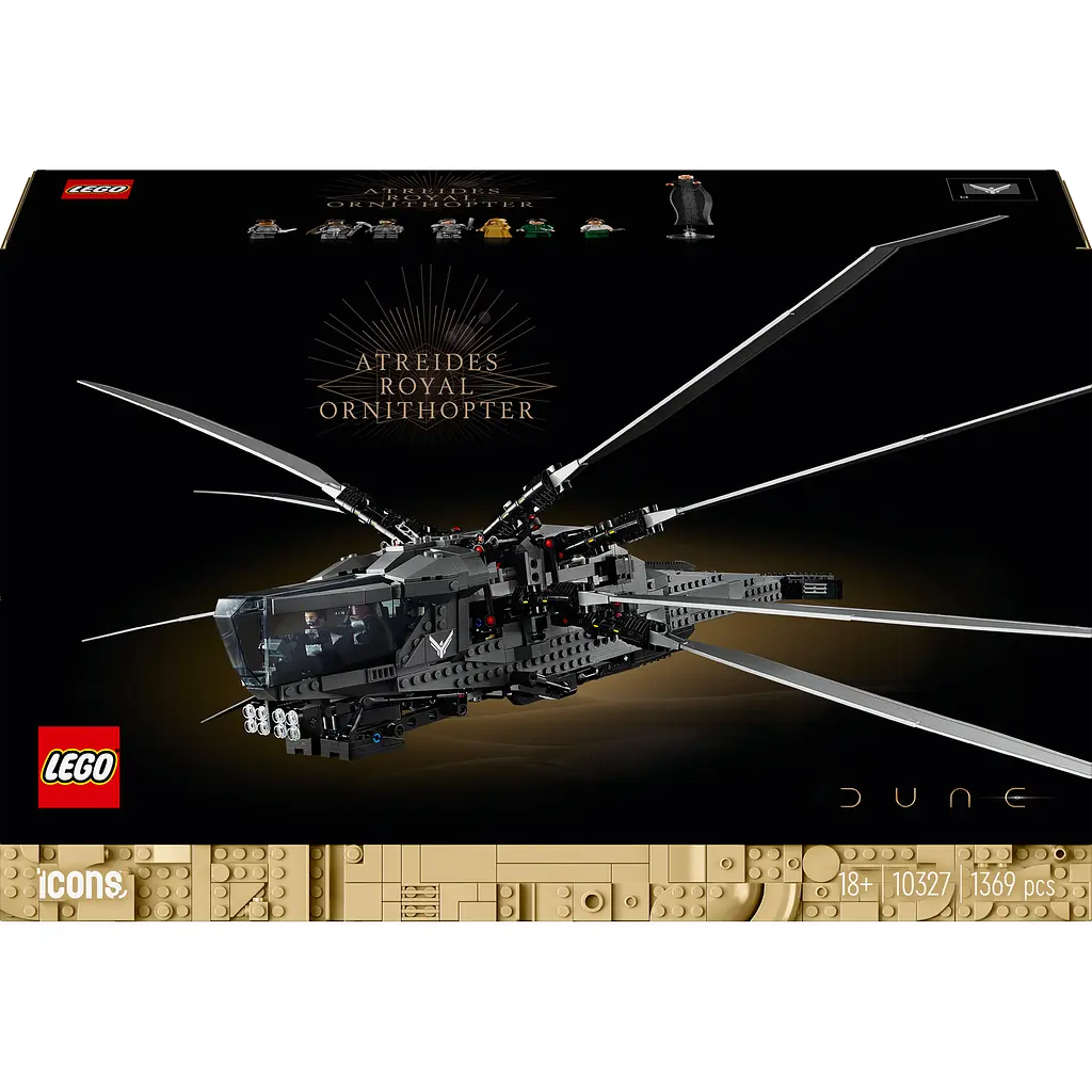 Конструктор LEGO Icons Дюна. Королівський орнітоптер Атрідів 1369 деталей (10327) - фото 1