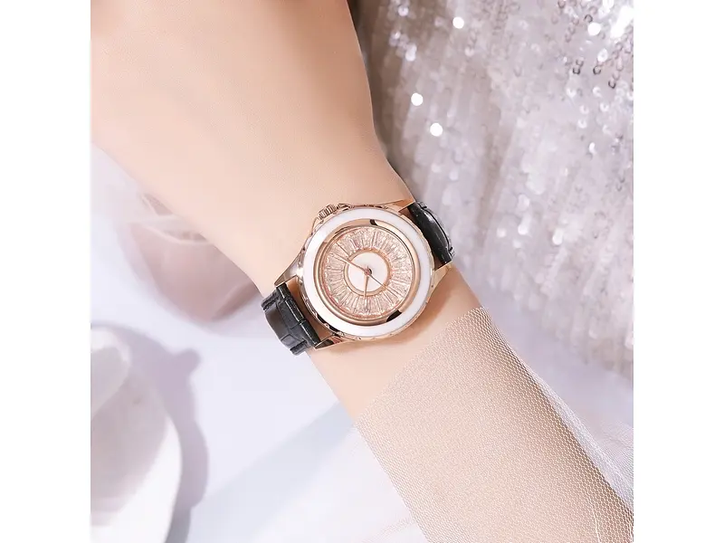 Жіночий наручний годинник 2172RGBK Rose Gold-Black Skmei acs0030201 - фото 4
