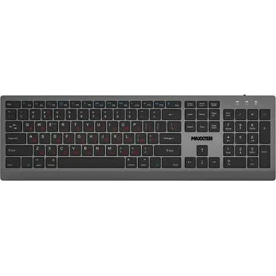 Клавіатура Maxxter Wireless UA Gray (KBW-01G-UA)
