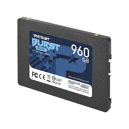 SSD 2.5" накопичувач Patriot Burst Elite 960GB (PBE960GS25SSDR) - фото 2