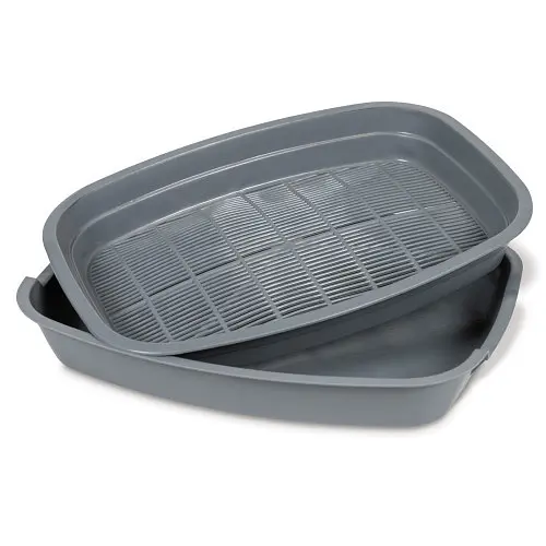 Туалет Природа с сеткой для кошек 36.5х27.5х5.5 см - фото 3