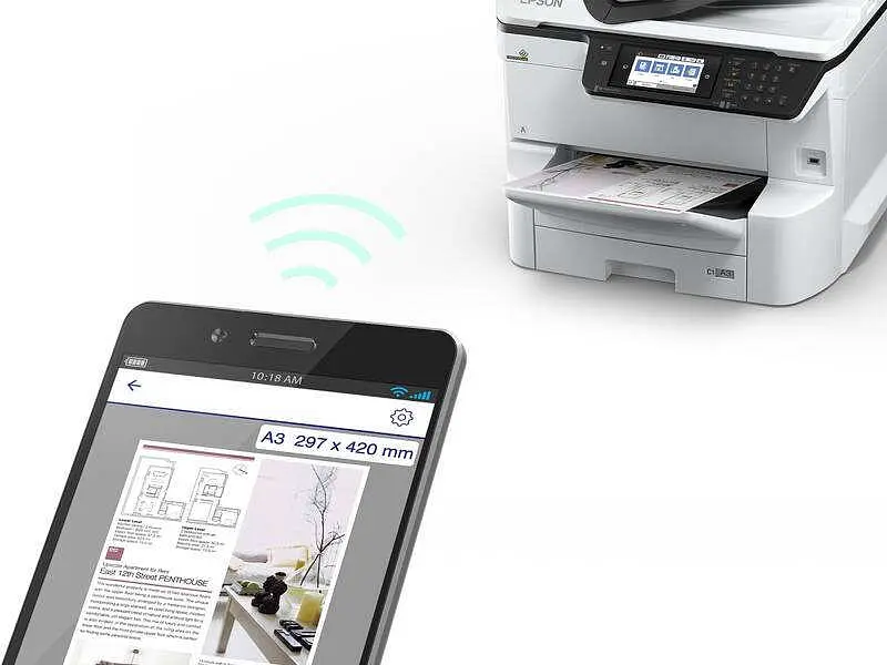 МФУ Epson WorkForce Pro WF-C8610DWF (C11CG69401) - фото 8