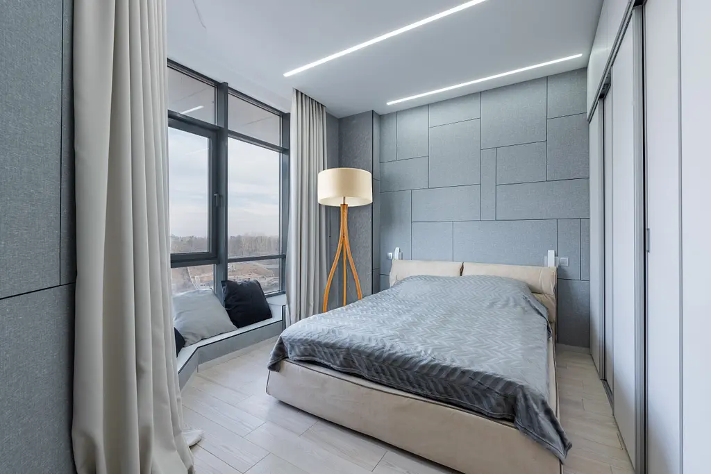 Торшер підлоговий на дерев'яній основі FLT-45 E27 - фото 6