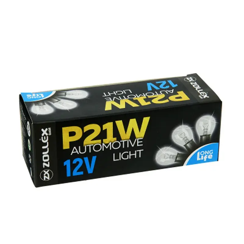 Автолампа Zollex P21W 12V - фото 2