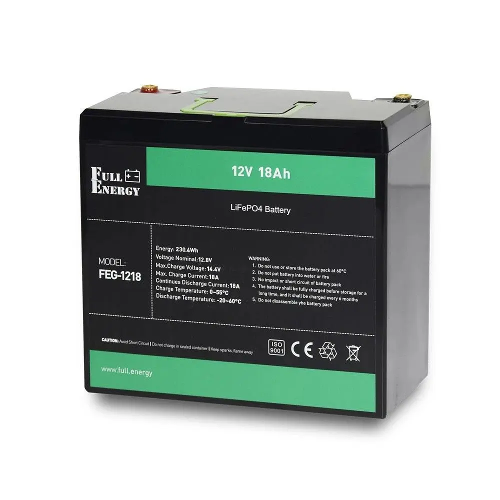 Аккумуляторная батарея Full Energy 12V 18AH LiFePO4 (FEG-1218) - фото 2