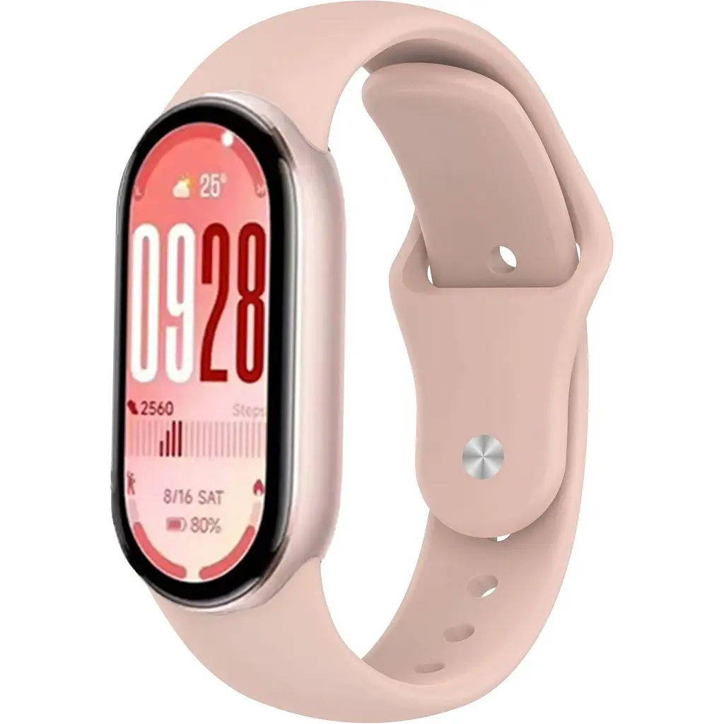 Ремінець для фітнес-браслету Xiaomi Smart Band 8 / 9 / 10 Soft Touch Pink Sand [154945] - фото 3