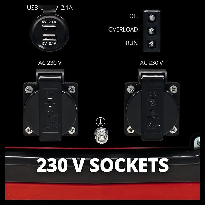 Генератор Інверторний Einhell TC-IG 2000 21.6кг / 1800 Вт / Бензин (4152590) - фото 5