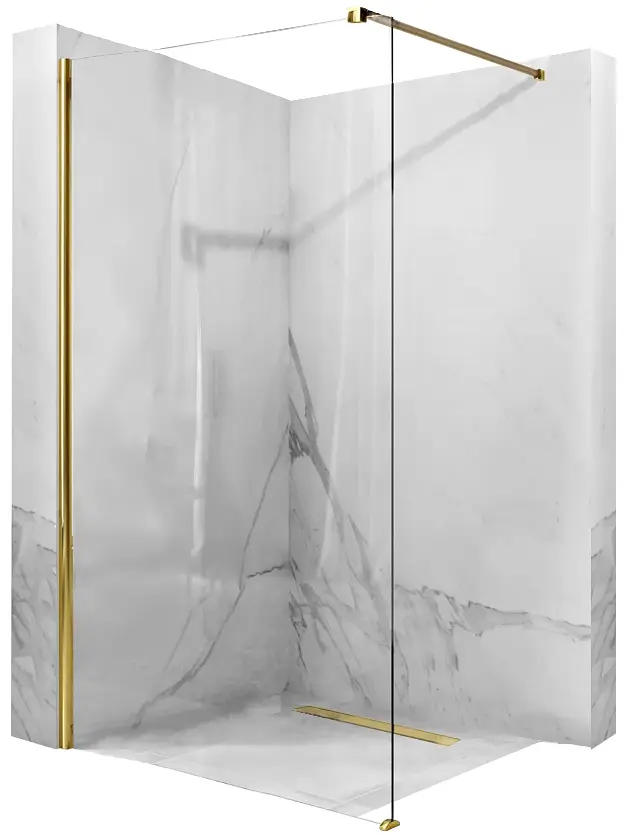 Душова стінка Rea Aero 80 gold REA-K8439