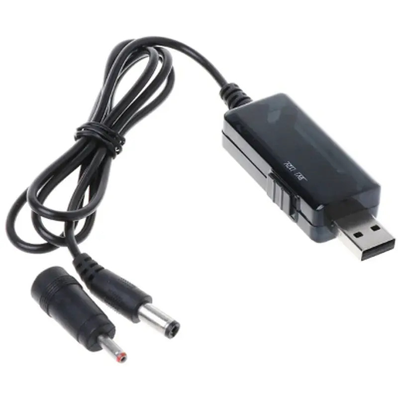 Кабель живлення USB to DC 3.5x1.35mm + 5.5x2.1mm 9V-12V Dynamode (KWS-912V) - фото 2
