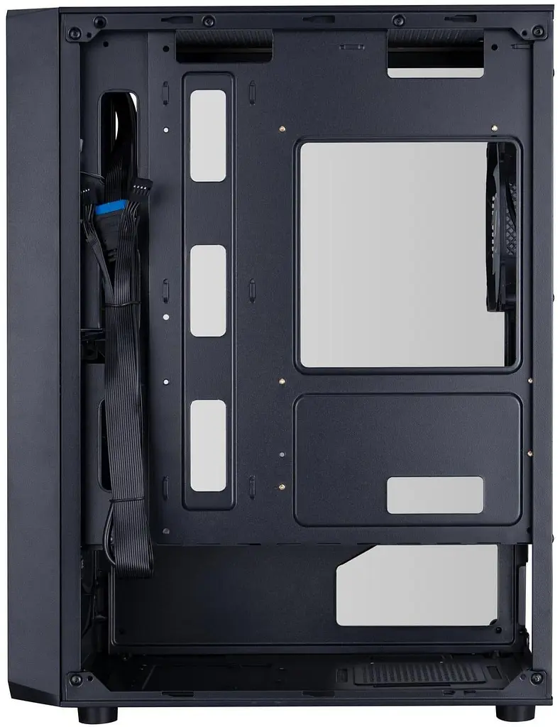 Корпус 1stPlayer FD3-M-BK-4F7 Black без БП (FD3-M-BK-4F7) - фото 6