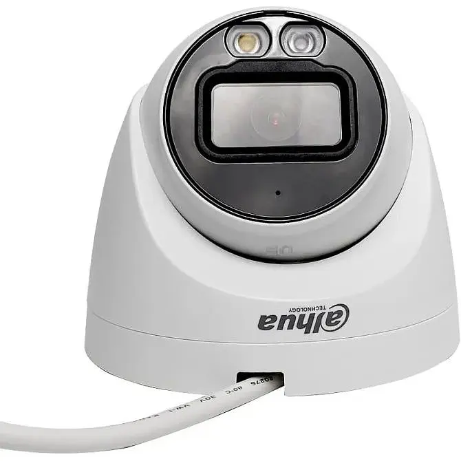 IP камера Dahua DH-IPC-HDW2249T-S-IL (2.8мм), White, 2Мп, 1/2.8", 1920х1080, f=2.8 мм, ІЧ підсвічування + LED до 30 м, LAN с PoE, IP67, Micro SD, день/ніч - фото 3