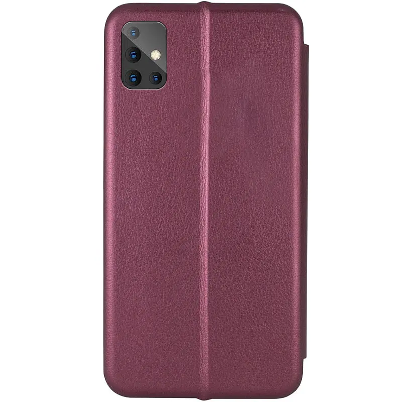 Шкіряний чохол-книжка Classy для Samsung Galaxy A51 Бордовий - фото 2