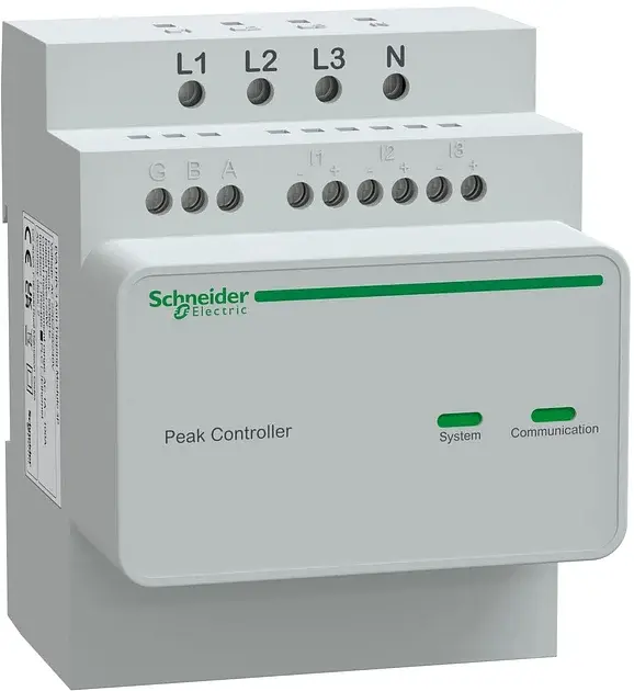 Піковий контролер Schneider Electric Evlink Home 3 фази (EVA1HPC3)