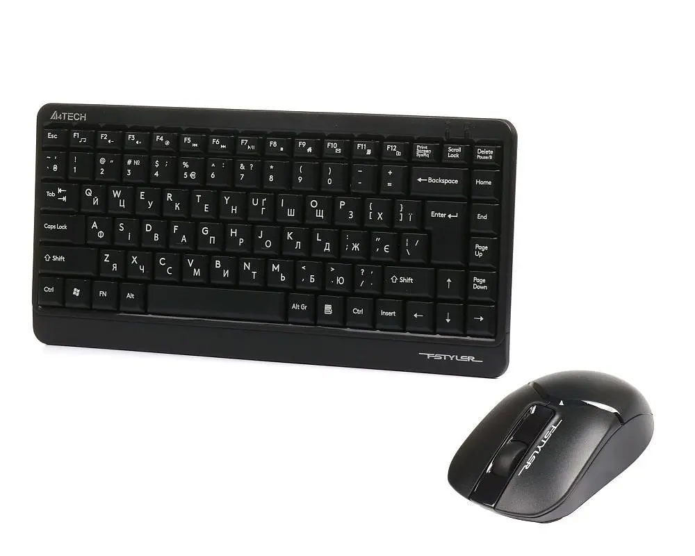 Комплект (клавиатура, мышь) беспроводной A4Tech FG1112 Black (FG1112 (Black)) - фото 8