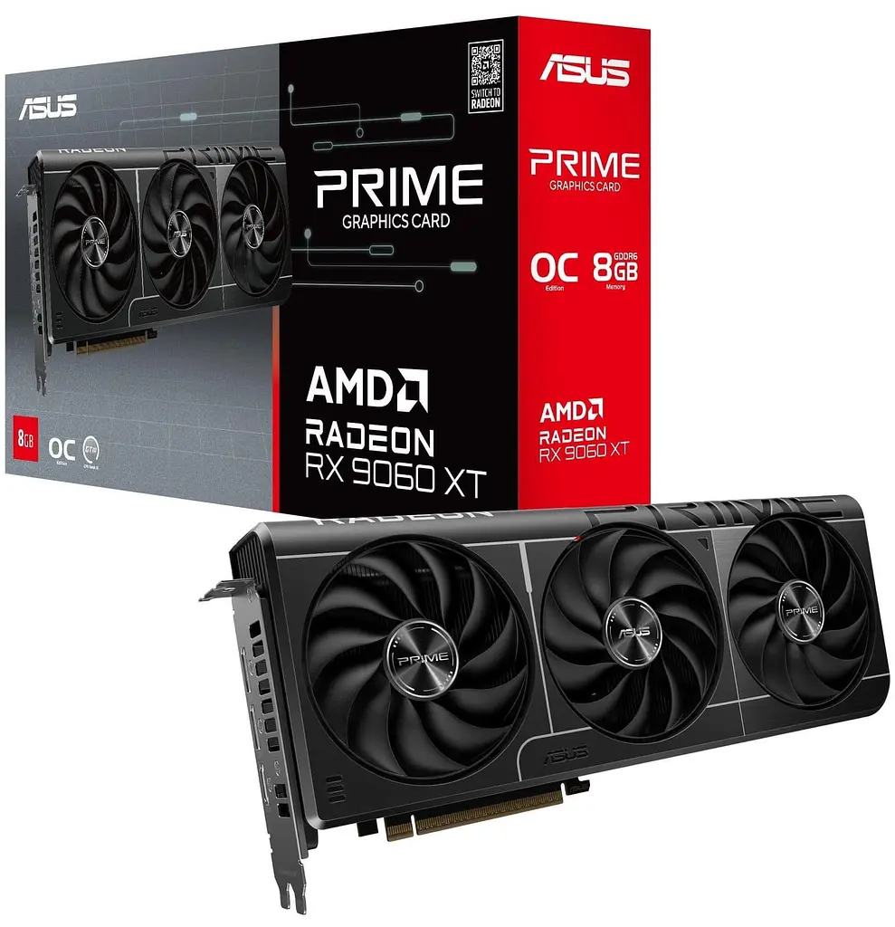 Відеокарта ASUS AMD Radeon RX 9060 XT 8GB PRIME OC (PRIME-RX9060XT-O8G) (GDDR6, 128 bit, PCI-E v5.0 x16) - фото 10