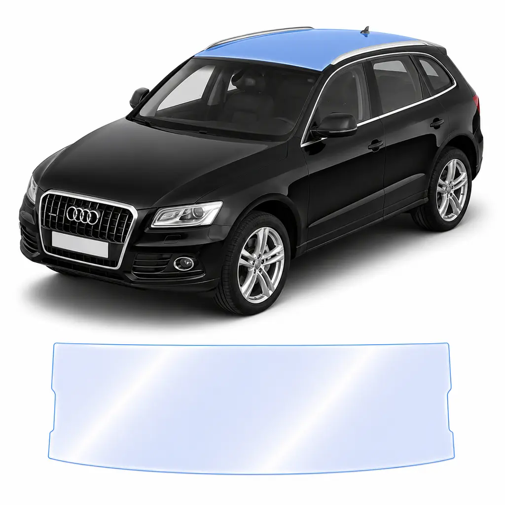 Антигравійна захисна бронеплівка за лекалами для Audi Q5 8R 2008-2017 - зона даху