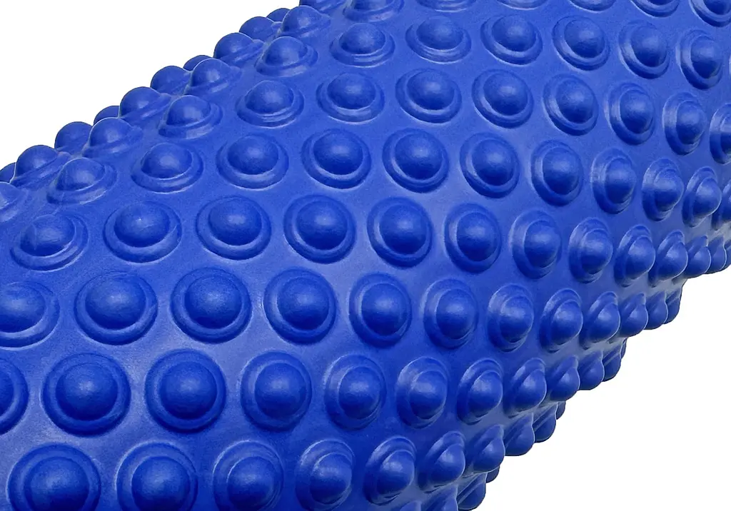 Масажний ролик EasyFit Grid Roller Light 33 см Синій - фото 2