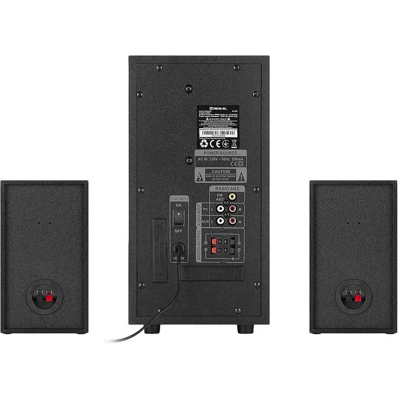 Акустична система Real-El M-555 Black [EL121300013] [134995] - фото 5