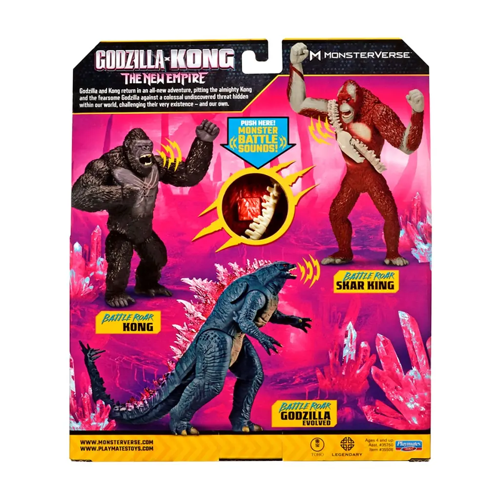 Фігурка Godzilla vs. Kong Скар Кінг готовий до бою (звук) (35508G) - фото 7