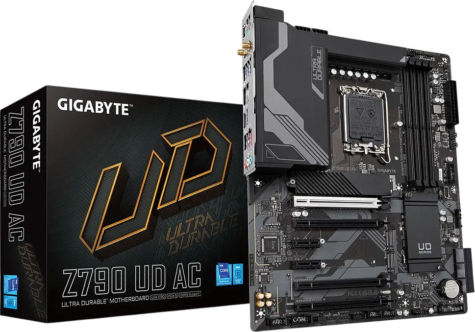 Mатеринська плата Gigabyte Z790 UD AC LGA 1700 (Z790 UD AC) Б/В