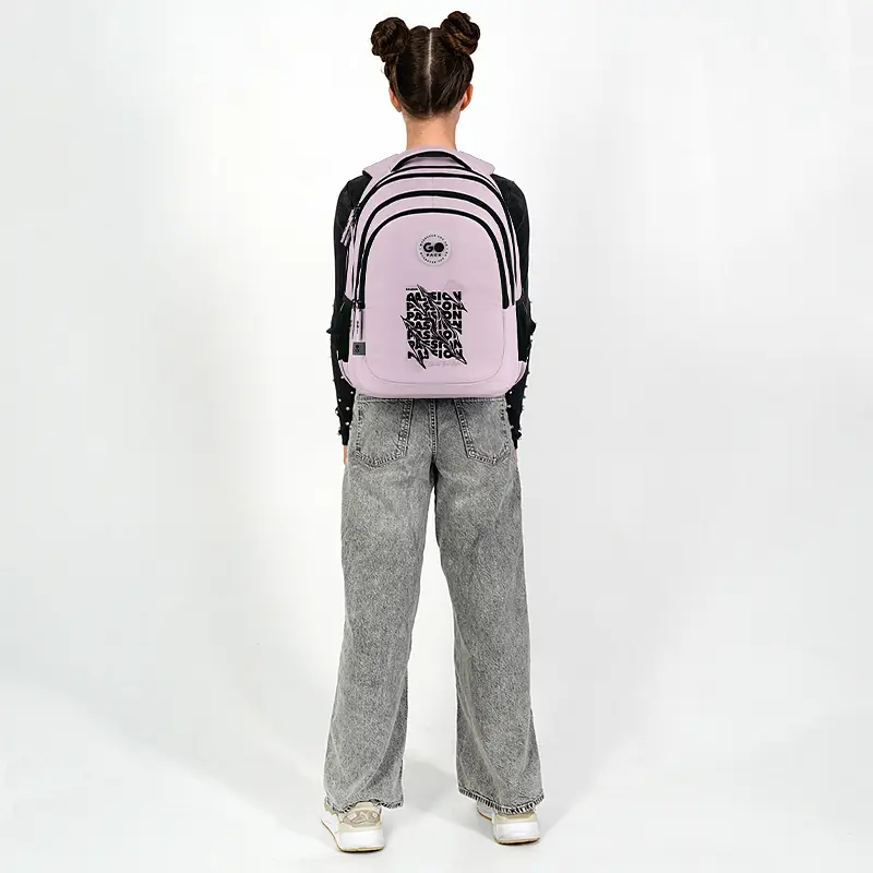 Рюкзак GoPack Teens 162L-2 Черно-розовый (GO26-162L-2) - фото 17