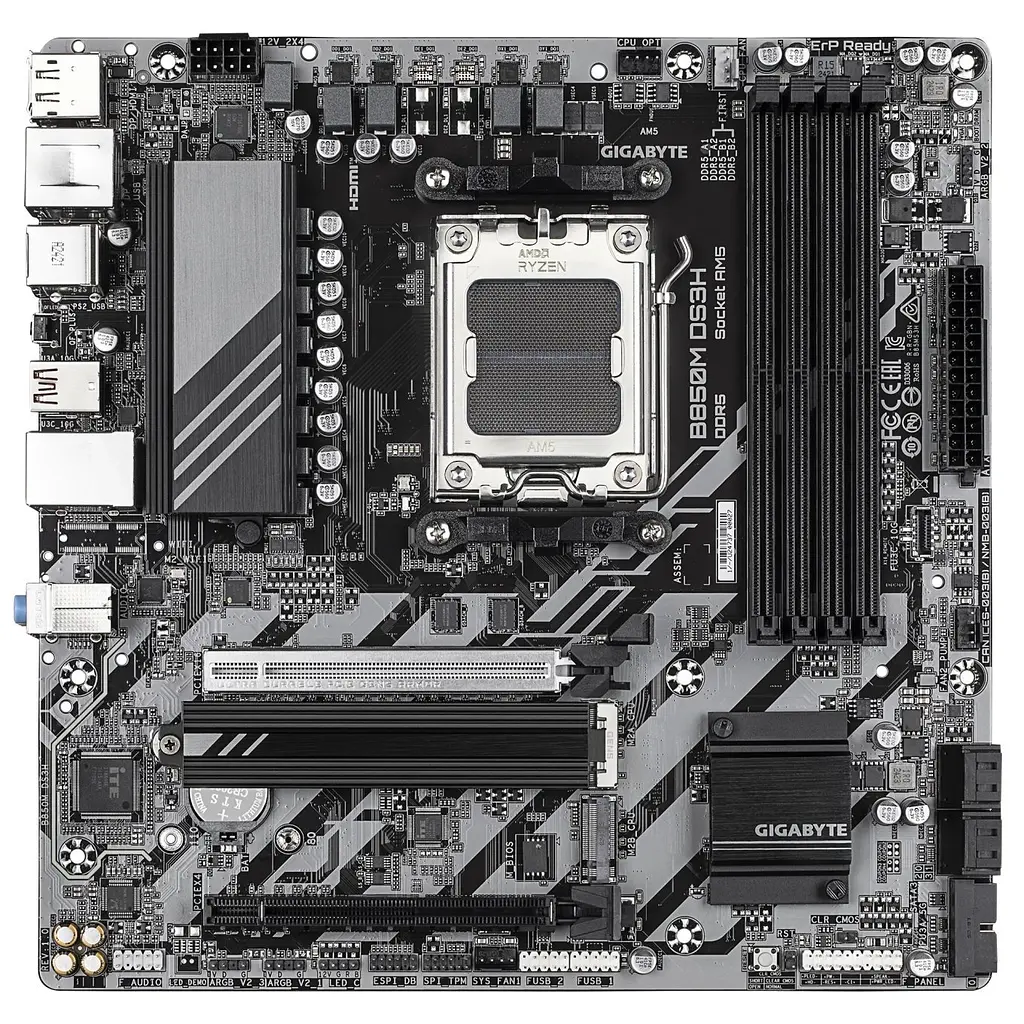 Материнська плата Gigabyte B850M DS3H Socket AM5 - фото 2