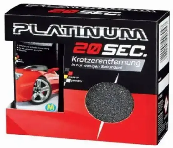 Засіб для видалення подряпин Platinum 20 sec / Паста для полірування автомобіля - фото 2