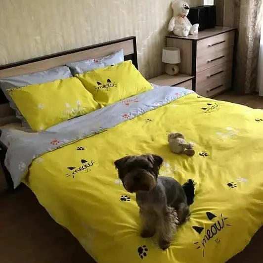 Комплект постільної білизни з компаньйоном TAG Tekstil R4154 Сімейний - фото 5