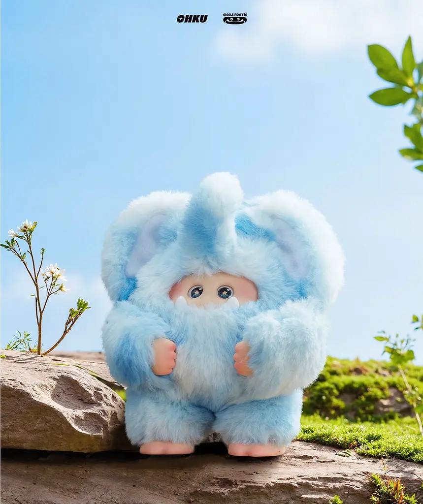 Коллекционная мягкая игрушка 10/10 Toys с кольцом Giggle Monster Лесные пушистики V2 (GM9981134) - фото 4
