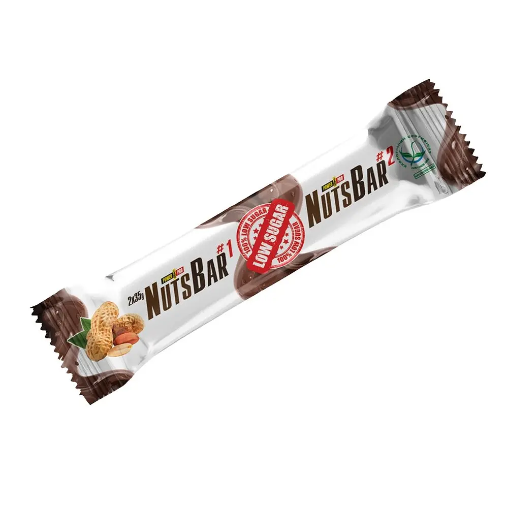 Батончик Power Pro Nuts Bar Арахіс з карамеллю 70 г - фото 2