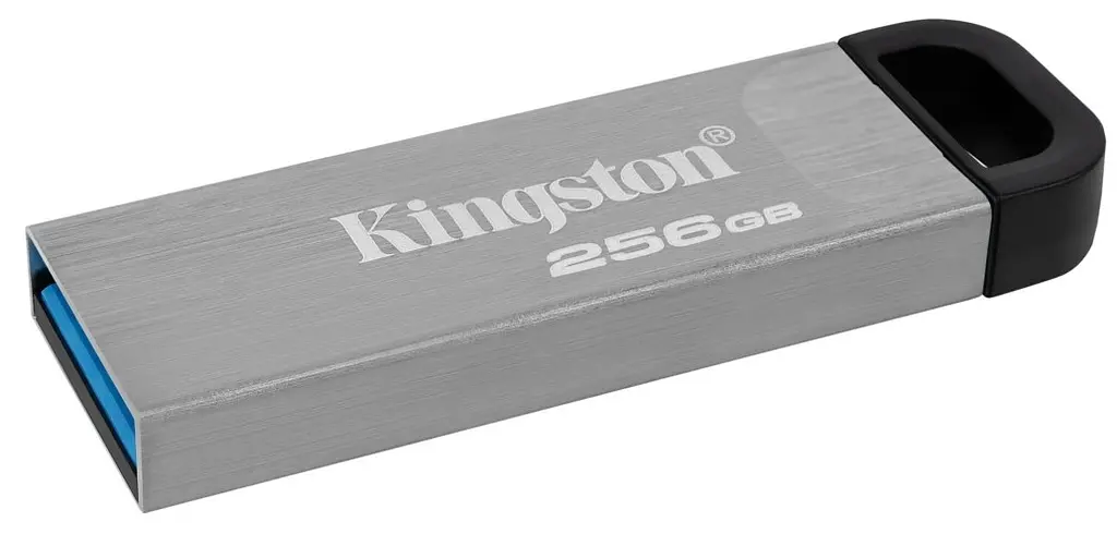 Flash Drives DataTraveler Kyson 256GB USB 3.2 (DTKN/256GB) Silver/Black Kingston teh0023321 - фото 2
