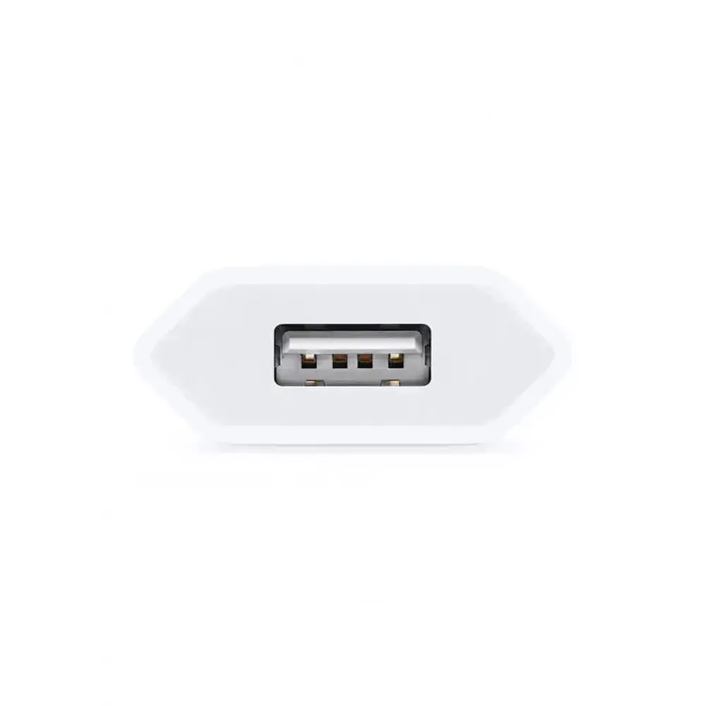 Зарядний пристрій 5W USB Power Adaptor MD813 OEM, компактний адаптер для заряджання iPhone, iPad, Apple Watch та AirPods, Original (ARM45528) - фото 3