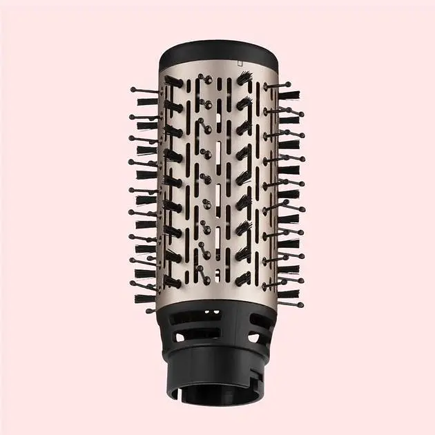 Фен-щетка Remington Coconut Smooth, 1000Вт, 2 режима, ионизация, холодный обдув, 2 насадки, черно-розовый - фото 6