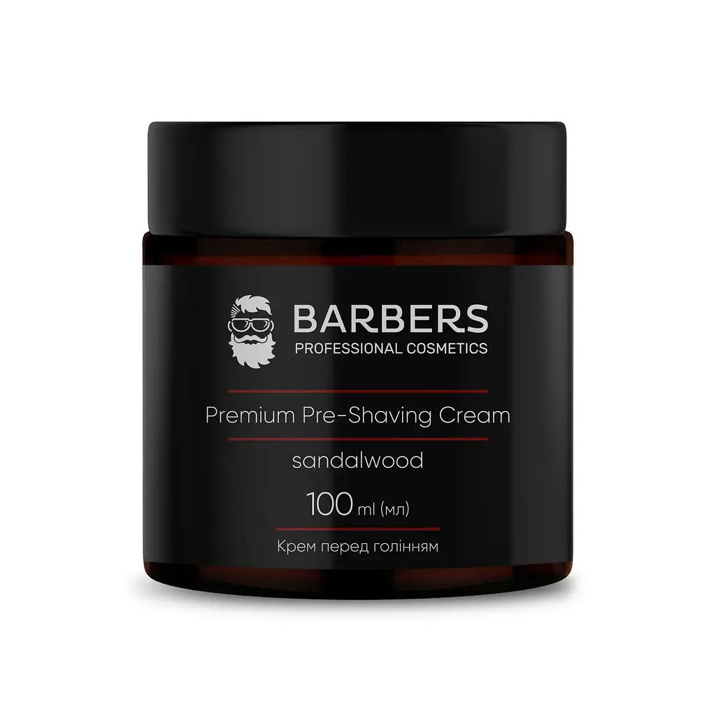 Крем перед голінням Barbers Pre-Shaving Cream Sandalwood 100 мл - фото 4