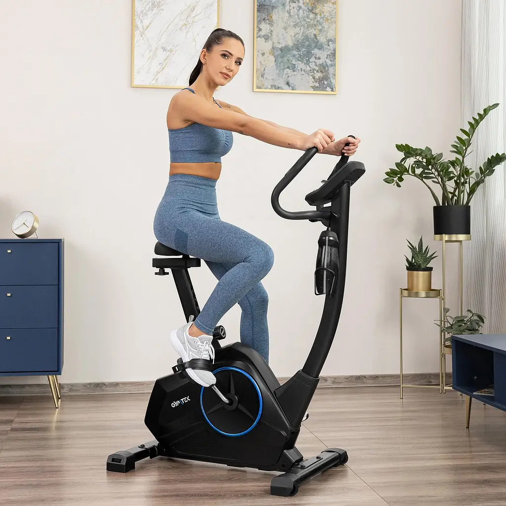 Велотренажер Gymtek XB4000 iConsole+ електромагнітний синій - фото 3