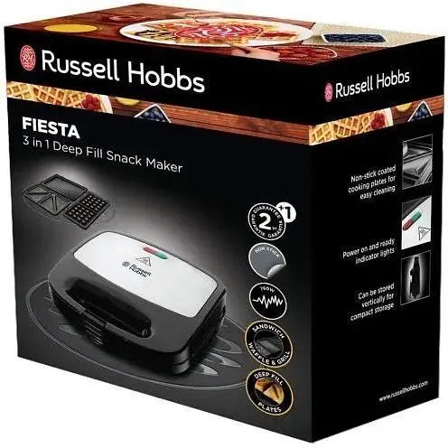 Бутербродниця Russell Hobbs Fiesta 3-in-1 24540-56 [61113] - фото 4
