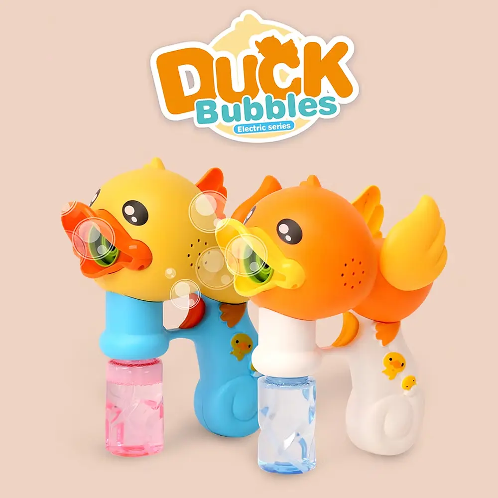 Пістолет з мильними бульбашками Каченя, 2 пляшечки з мильним розчином (В асортименті) - фото 3