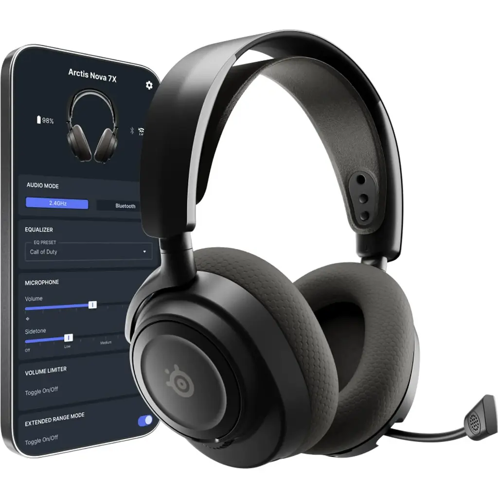 Ігрова гарнітура SteelSeries Arctis Nova 7X Gen 2 Wireless Black (61758) - фото 3