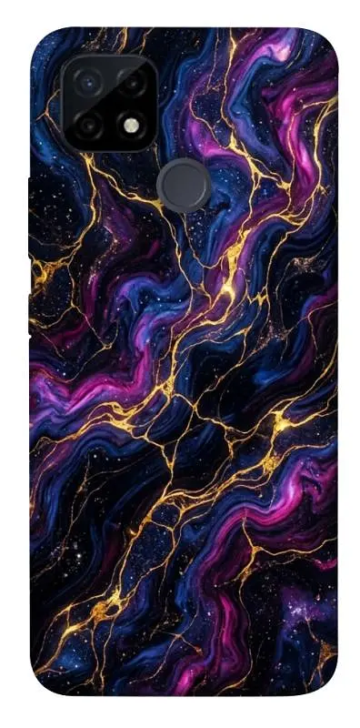 TPU чохол Demsky Purple space marble для Realme C12