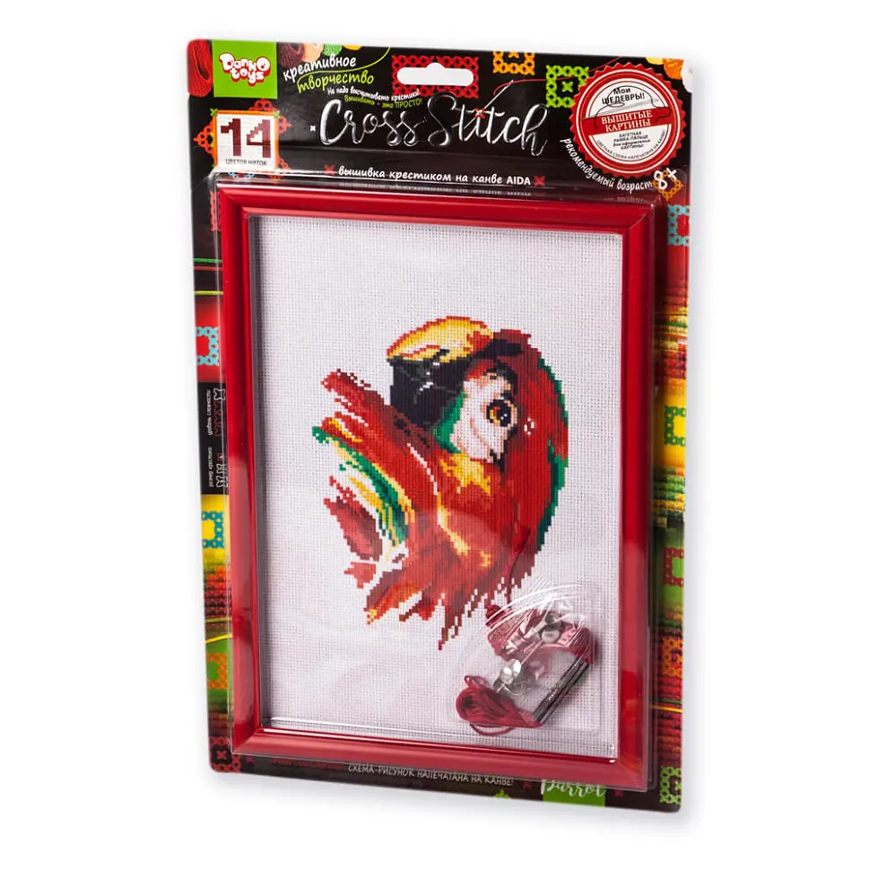 Набір творчості Вишивка хрестиком на канві CROSS STITCH, Danko Toys - фото 5