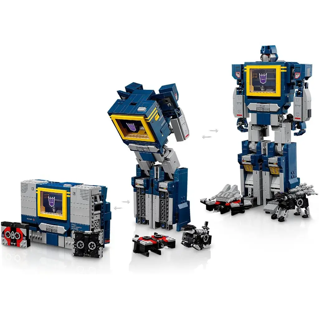 Конструктор LEGO Icons Transformers Саундвейв 1505 деталей (10358) - фото 6