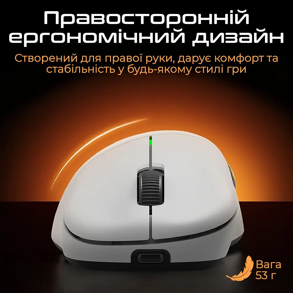 Мышь RAWM ER21 White [150749] - фото 4